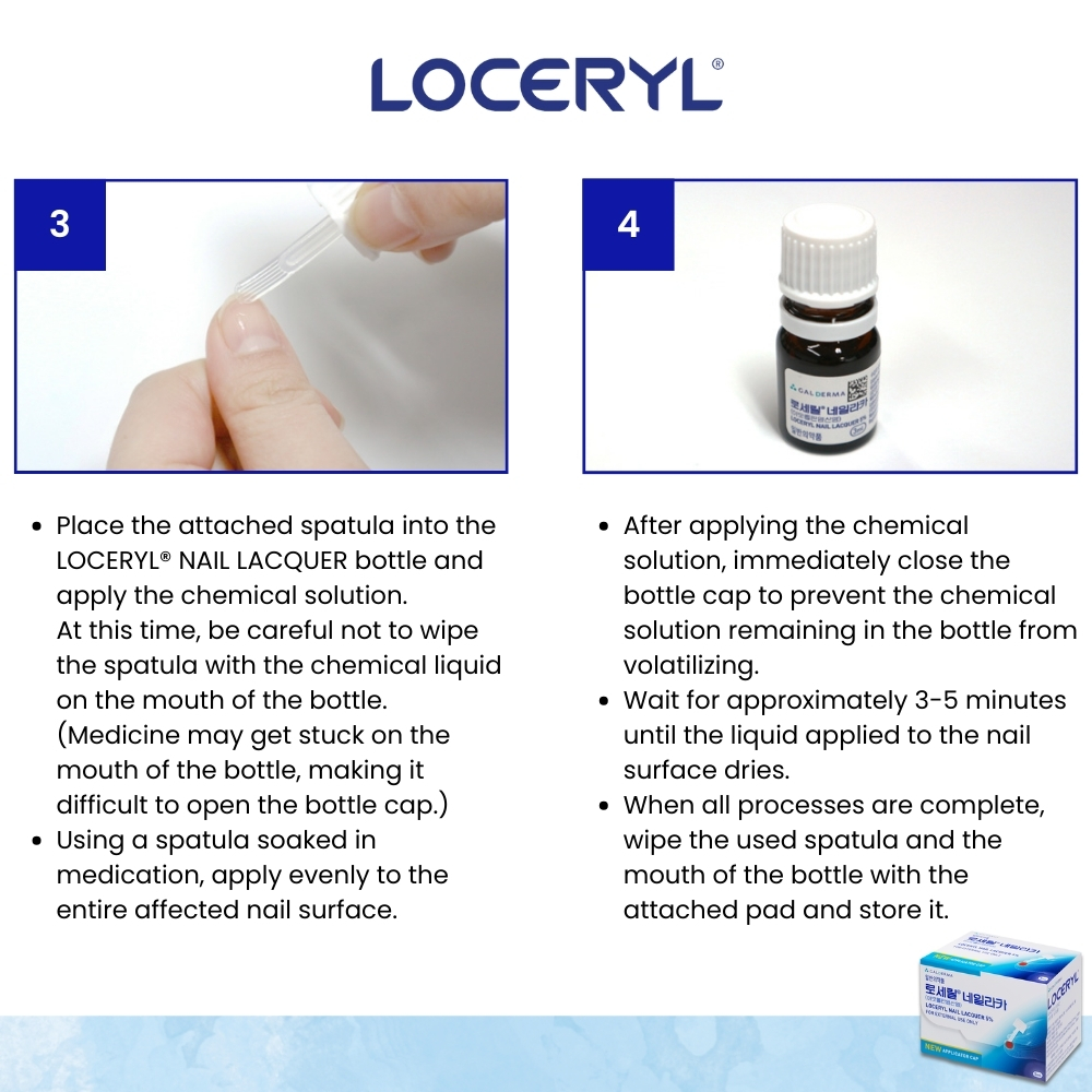 LOCERYL Nail Care Solution 3mL | Nail Surface Clean & Protection ...