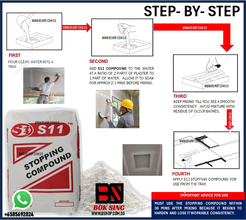 STOPPING COMPOUND/ PLASTER-BASED COMPOUND/PLASTER BOARD FINISHING ...