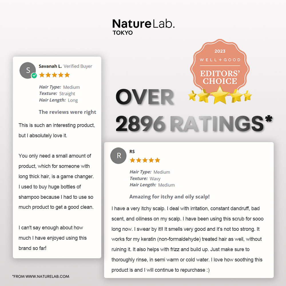 NATURELAB TOKYO Perfect Clean 2-In-1 Scalp Scrub & Clarifying Shampoo ...