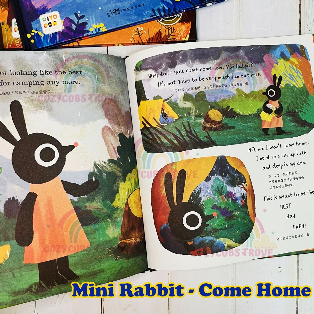 【SG】CLEARANCE Mini Rabbit Bilingual Children Picture Books: Not Lost ...