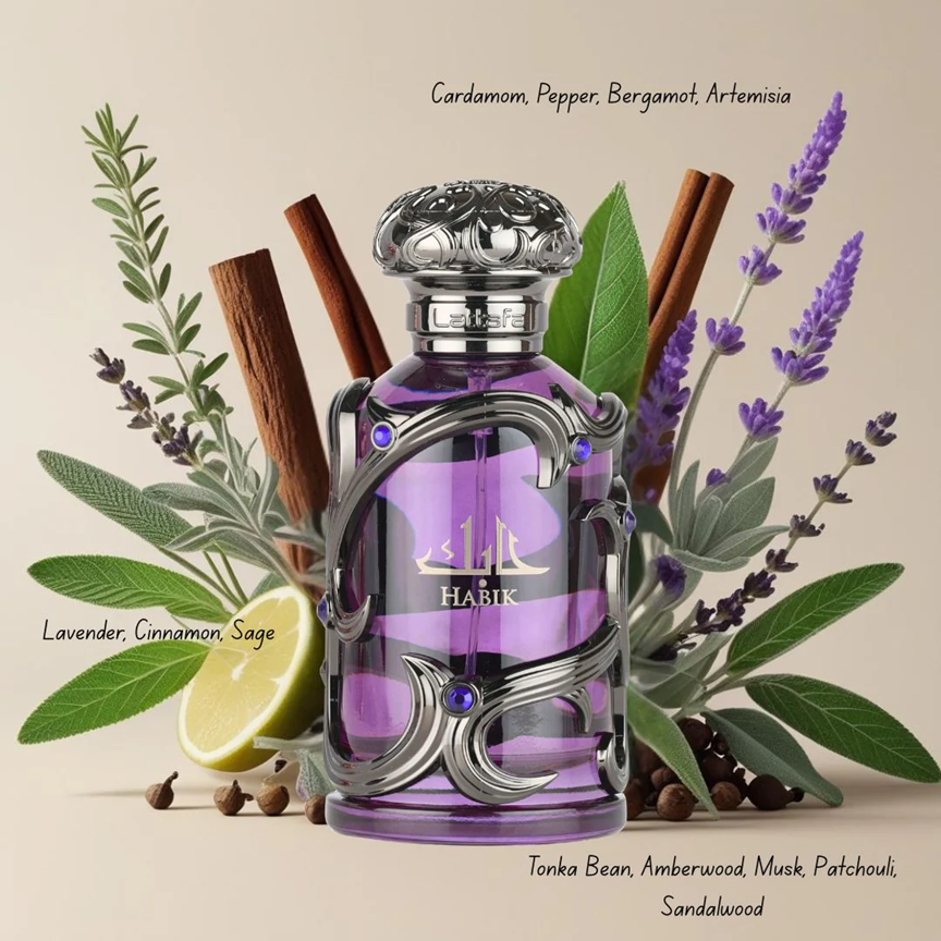 Lattafa Habik Perfume Collection🌟Habik for Him💫 Habik for Her 🌟EDP ...