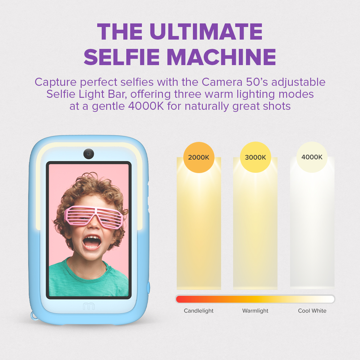myFirst Camera 50 | Dual Lens Digital AI Camera WiFi 20MP Selfie Mode ...