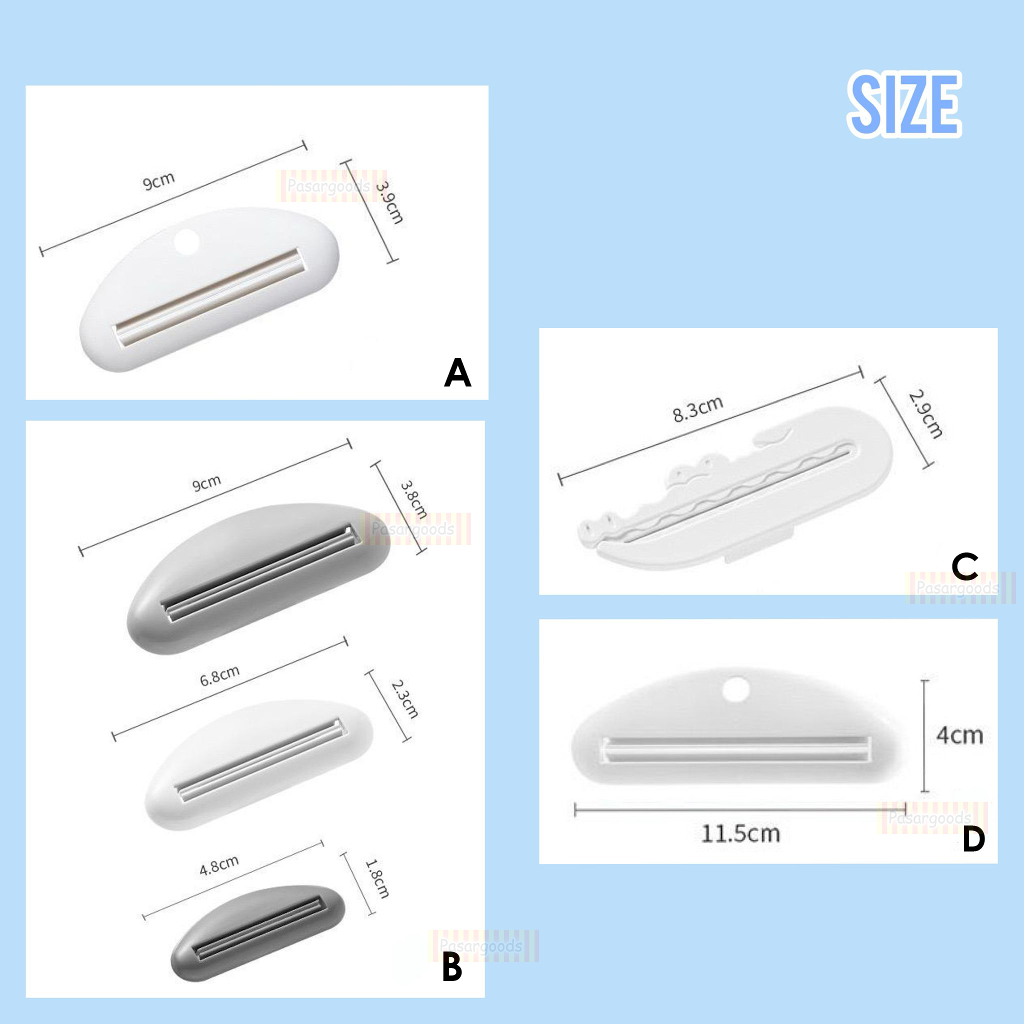 Toothpaste Squeezer – Creative Manual Tube Squeezer for Toothpaste ...
