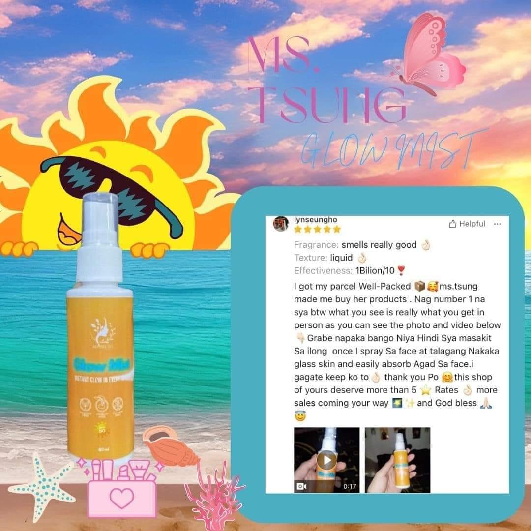 MS. TSUNG GLOW MIST SUN SPRAY SPF50 60ML (SG READY STOCK