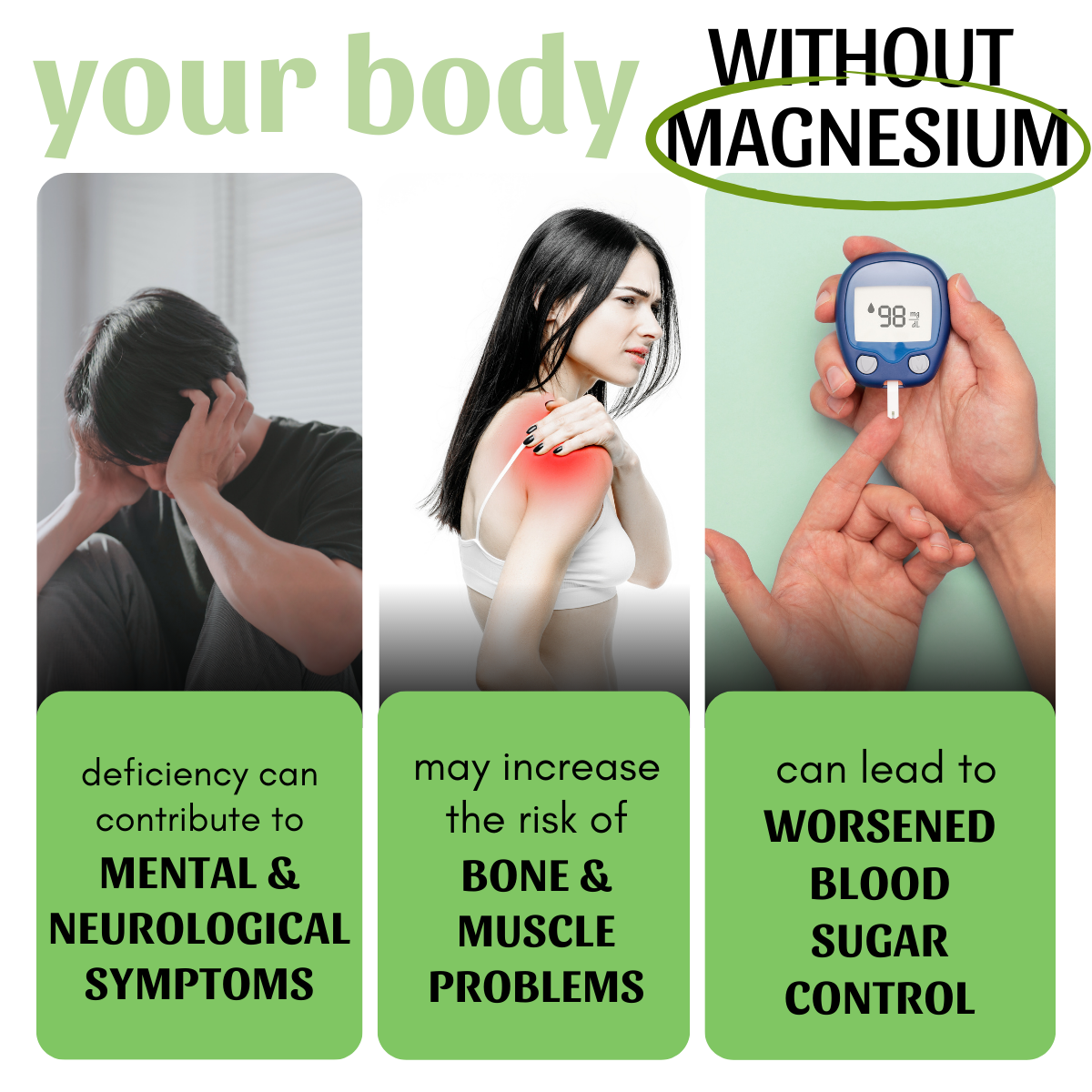 21st Century, Magnesium, Bone Support & Muscle Recovery Supplement ...