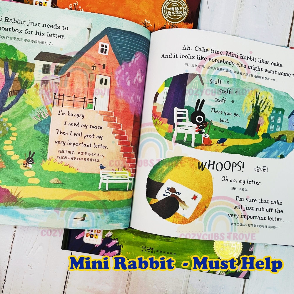 【SG】Mini Rabbit Bilingual Children Picture Books: Not Lost, Come Home ...