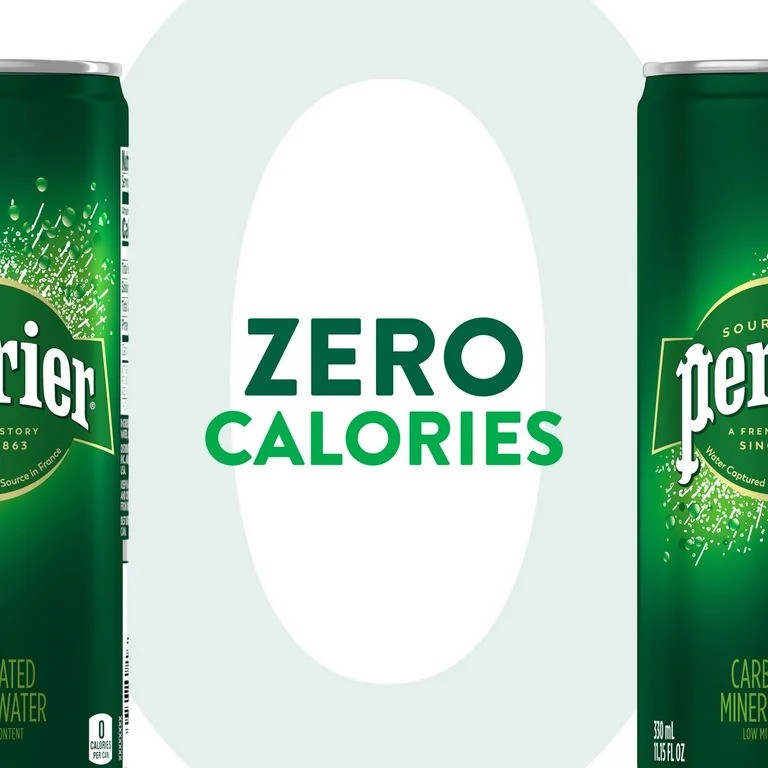 [SINGLE PACK] PERRIER Original Sparkling Mineral Water 330ML X 6 (CAN ...