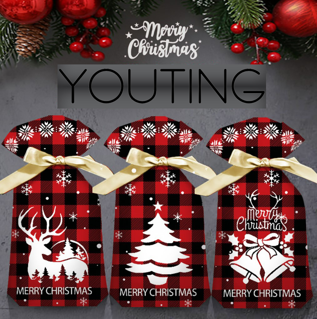 [YOUTING]Halloween Christmas Gifts wrappings Package 20pcs Drawstring