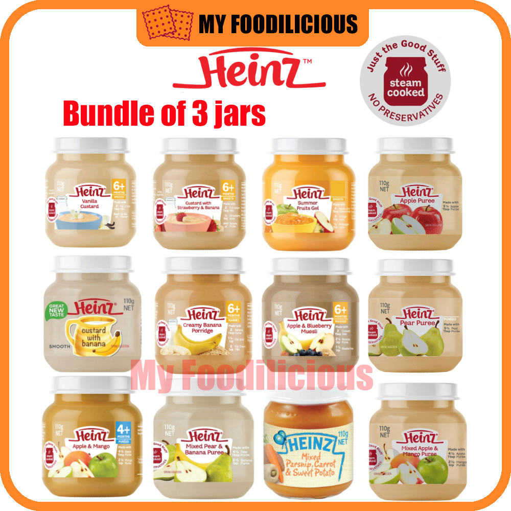 Heinz authentic baby clearance food months