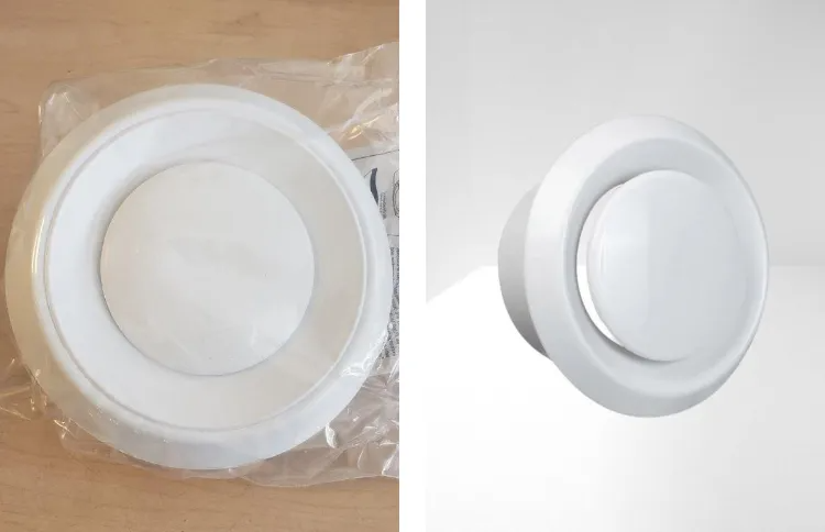 PVC Round type diffusers for hvac/pvc abs plastic round diffusers ...