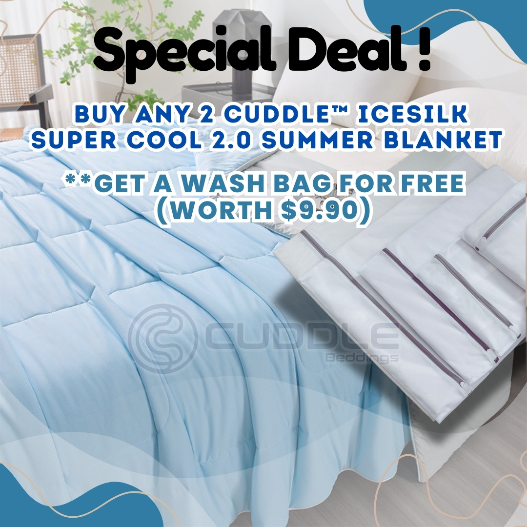 Cuddle™ Ice Silk Super Cool 2.0 Summer Blanket / Super Cooling Icesilk ...