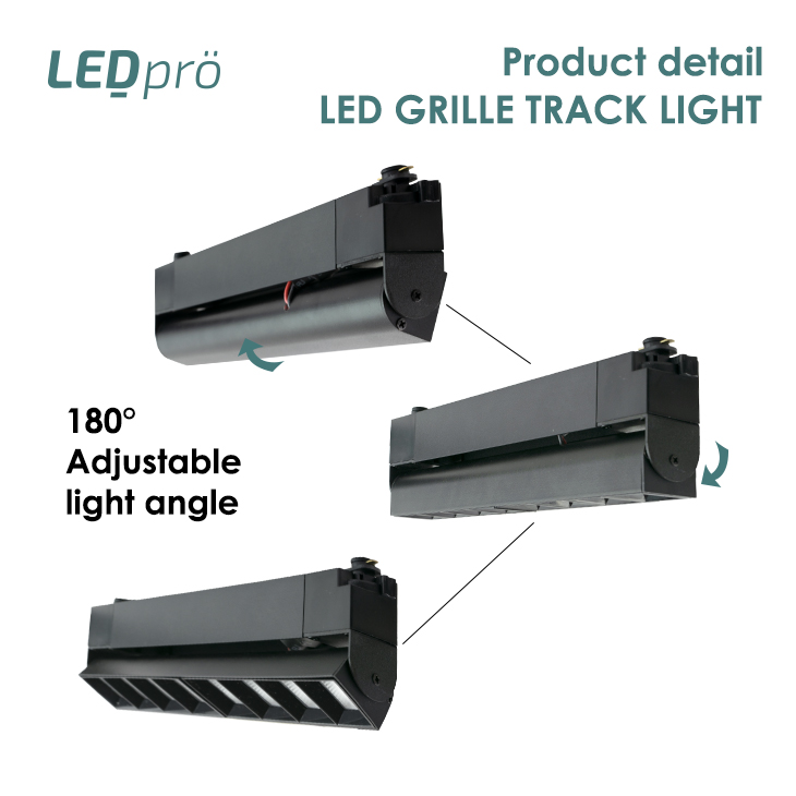 LED PRO Grille Light 20W Track Light Foldable Grille Light 6000K 4000K ...