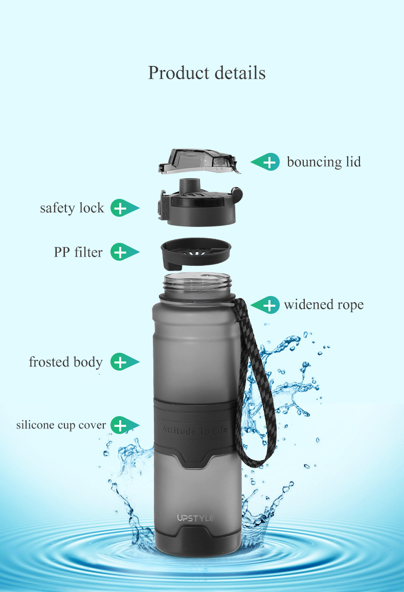 Sportsbottle 700 ml. - Tropical green main image 0