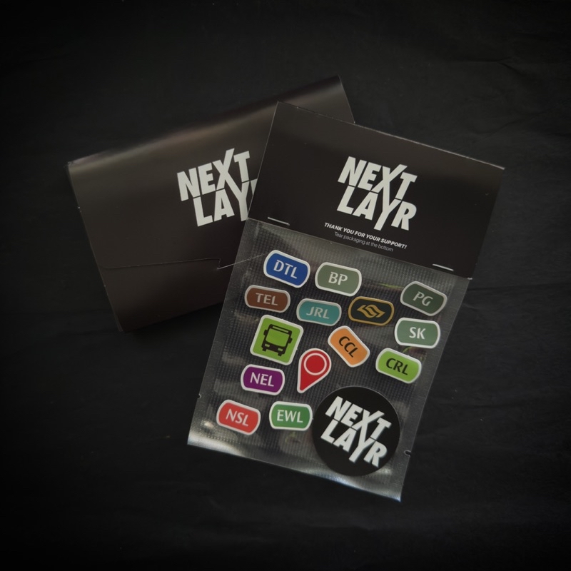 NEXTLAYR MRT Sticker Pack - All Lines & Unique Collectibles | Shopee ...