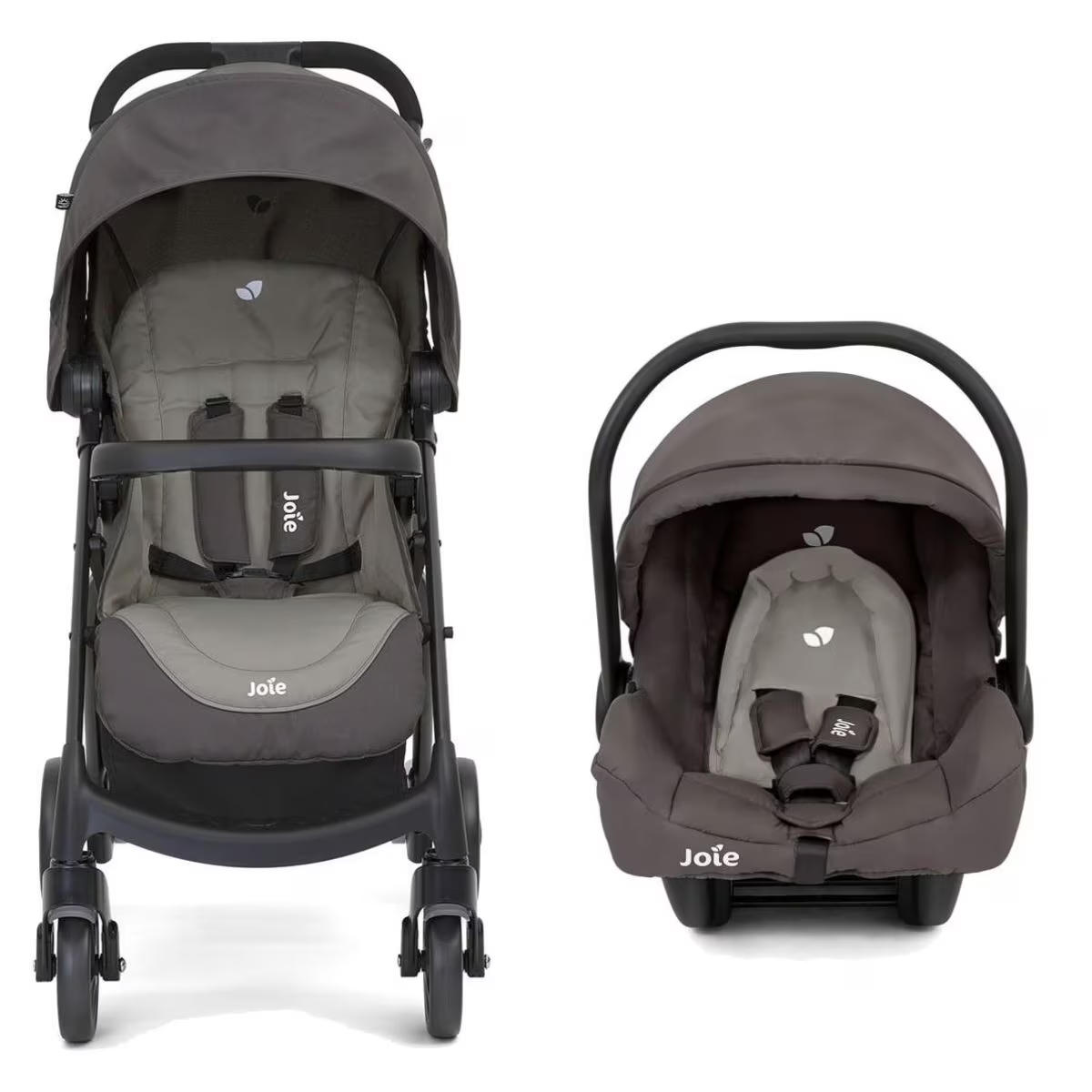 Joie Car Seat Travel System Joie Versatrax Travel System With Rotating Car  Seat Bundle, Pebble