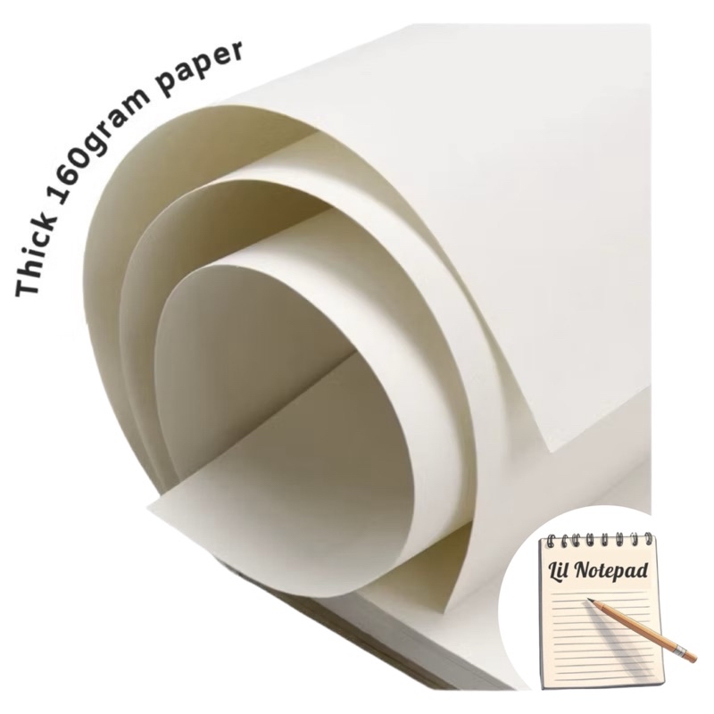 [LIL NOTEPAD] 160G SKETCH BOOK DRAWING BOOK COLORING THICK PAPER ...