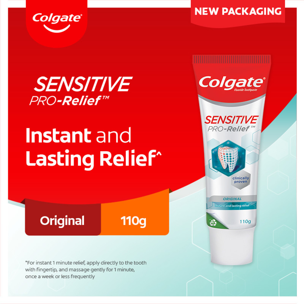 COLGATE Sensitive Pro Relief Original Toothpaste 110g | Shopee Singapore