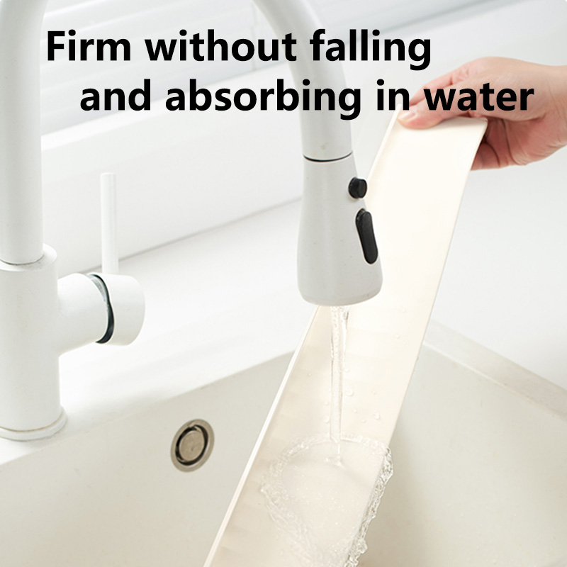 【SG】Silicone Sink Splash Baffle Kitchen Pool Water Baffle Guard ...