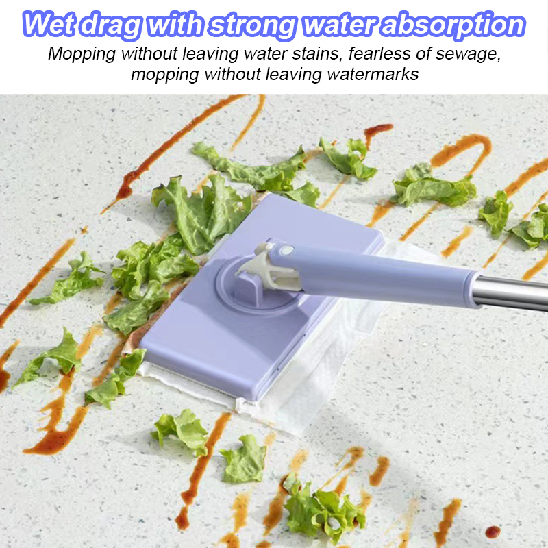 【HM】🇸🇬New Automatic Cloth Changing Mini Mop Hands-Free Compatible With ...