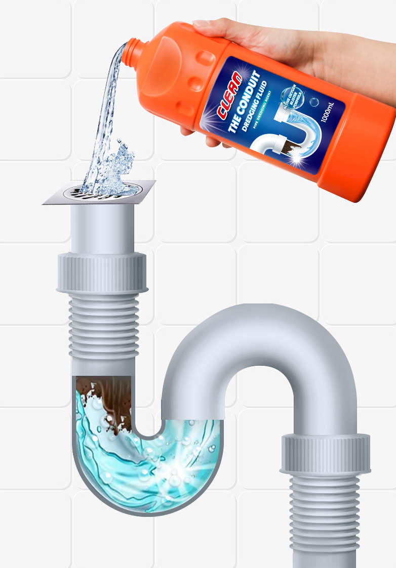 1000ml Drain Declogger Drain Cleaner Pipe Cleaner Choke remover Pipe ...