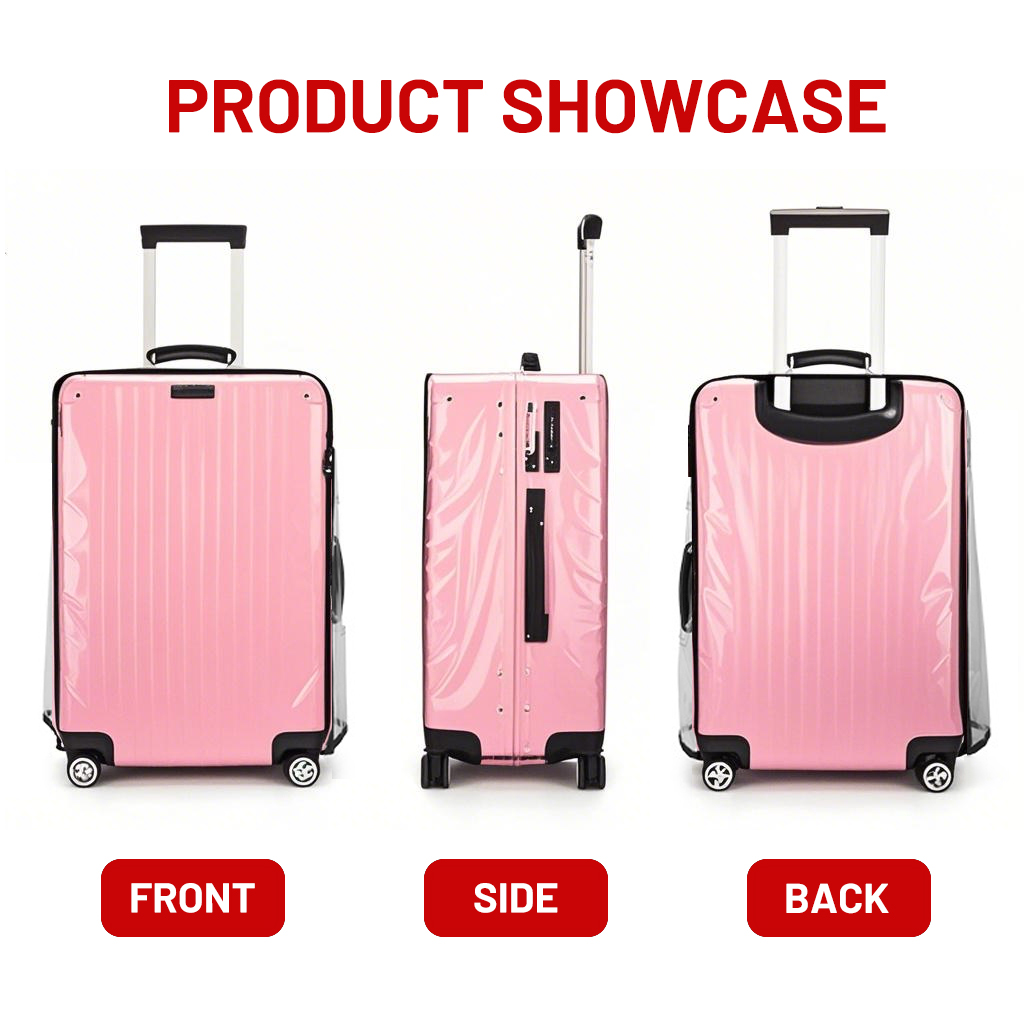 SOGA Clear Luggage Cover Protector - 20 22 24 26 28 30 Transparent ...
