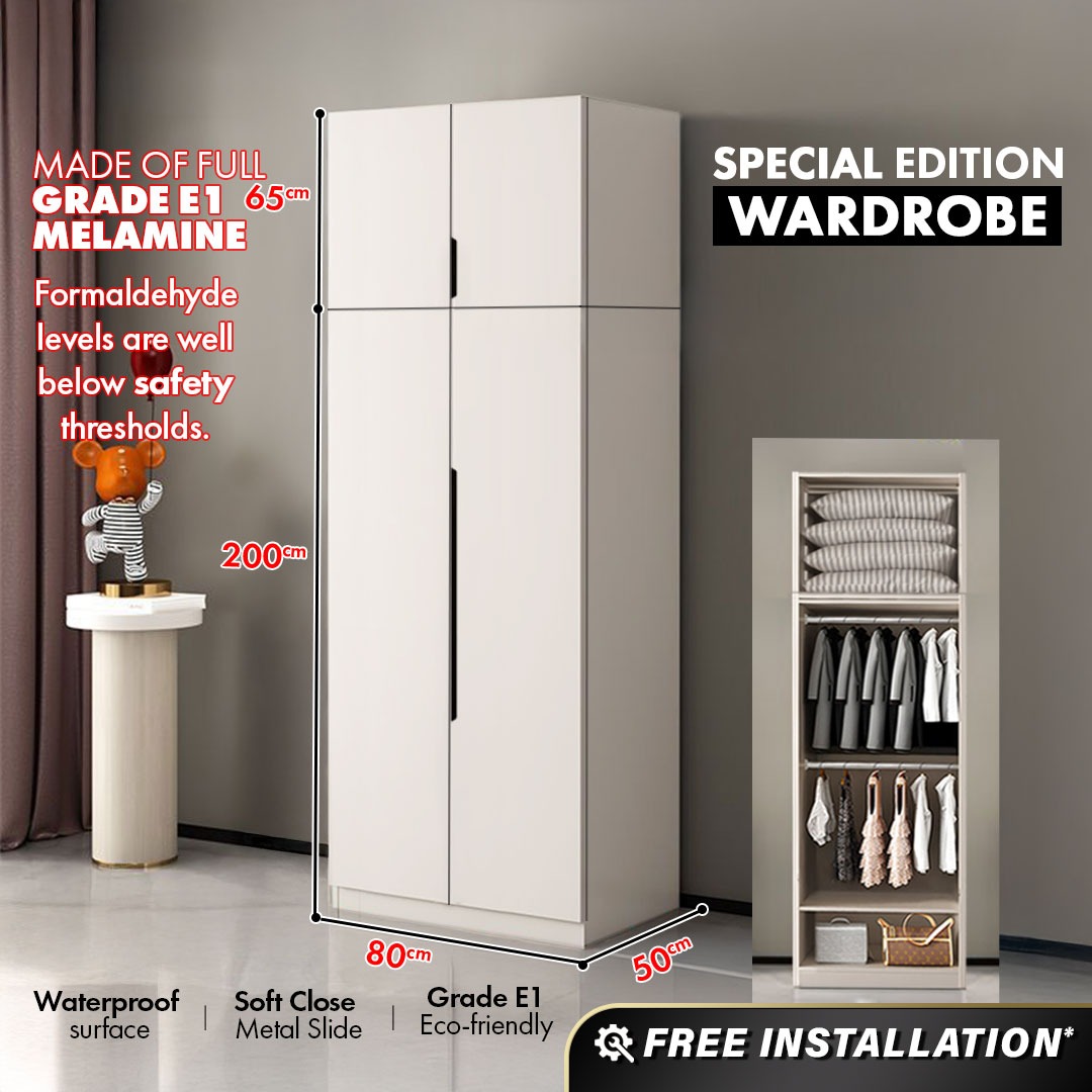 FREE INSTALLATION ! KENZZO : Premium 260CM Height chennai wooden ...