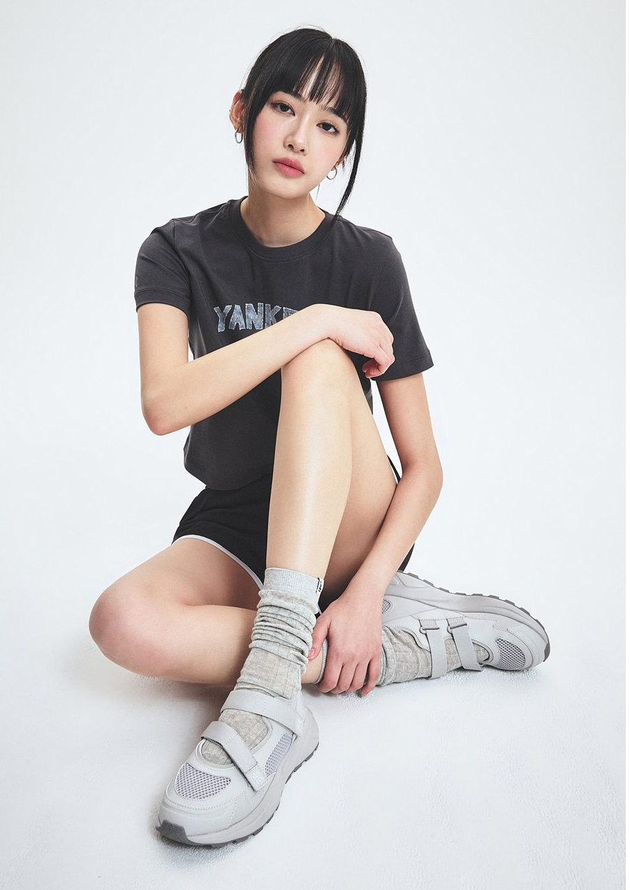 韓国人気★スポーティー【MLB】GROUND CHUNKY MARYJANE メッシュ Ground CHUNKY Mary Jane NEW YORK YANKEES - MLB KOREA