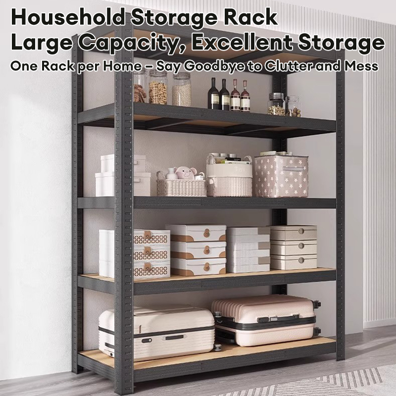 6Layer Metal Rack Steel Rack Goods Storage Shelf Metal Shelf Rack Heavy ...