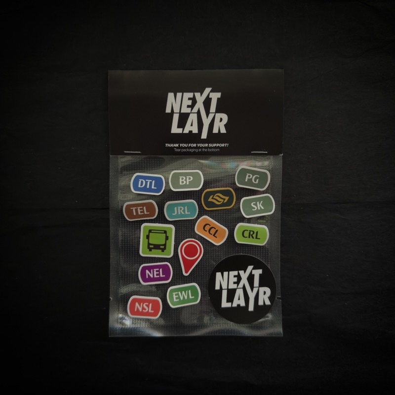 NEXTLAYR MRT Sticker Pack - All Lines & Unique Collectibles | Shopee ...