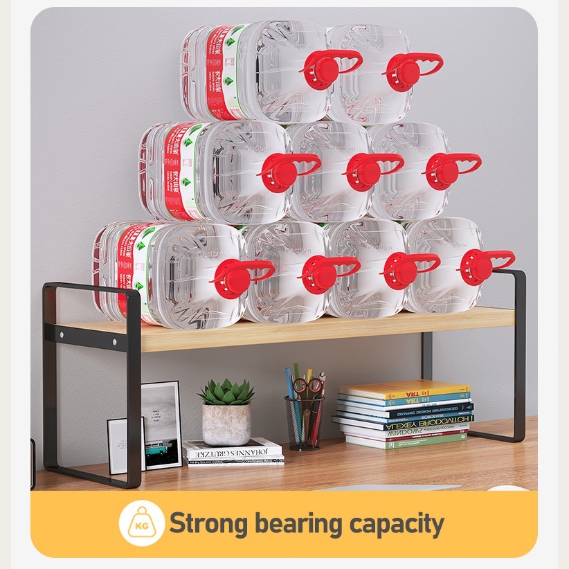 3Tier Desktop Storage Rack SimpleBook Shelf Desk Organiser Kitchen ...