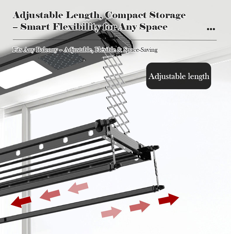【Local Ready Stock + FREE INSTALLATION】Upgrade Automated Laundry Rack ...