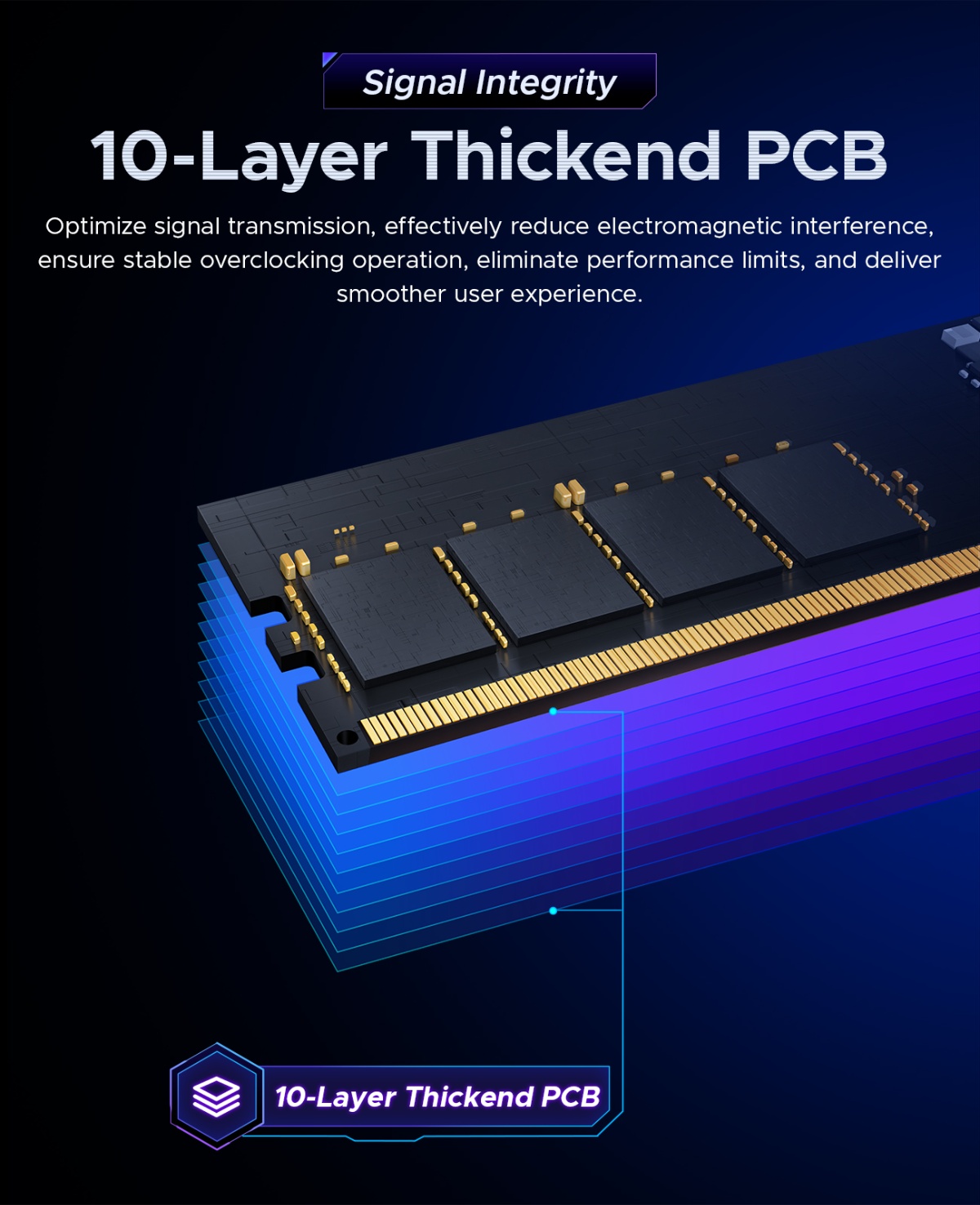 ORICO DDR5 RAM 32GB Kit, 7200MHz CL34, Overclocking, Desktop Gaming ...