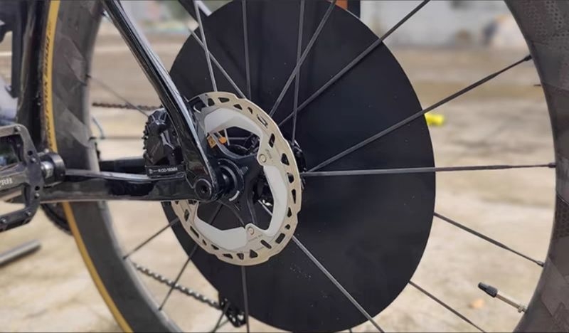 bicycle disc brake rotor cleaning protector shield Contamination ...