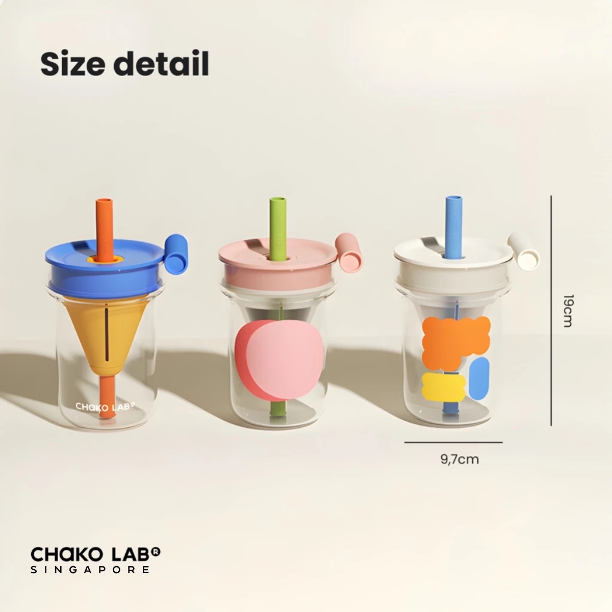 Chako Lab 560ML Tea Separator Glass Cup | Shopee Singapore