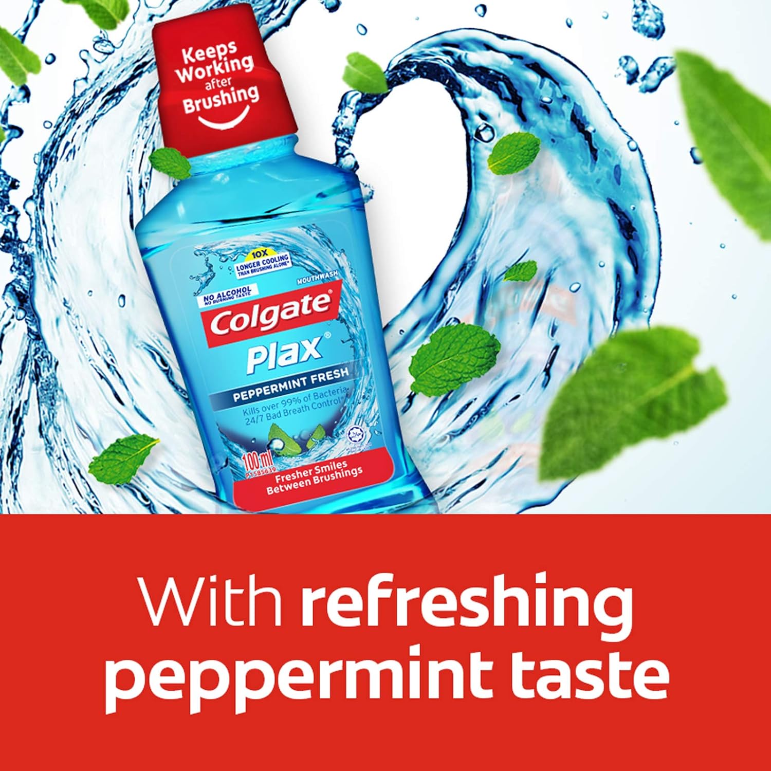 [ SPLENDIDEALS SG ] COLGATE PLAX PEPPERMINT MOUTH RINSE | COLGATE ...