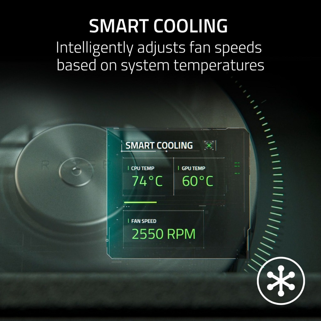 Razer Laptop Cooling Pad Smart Cooling Stand for 14 to 18 inch Laptops ...