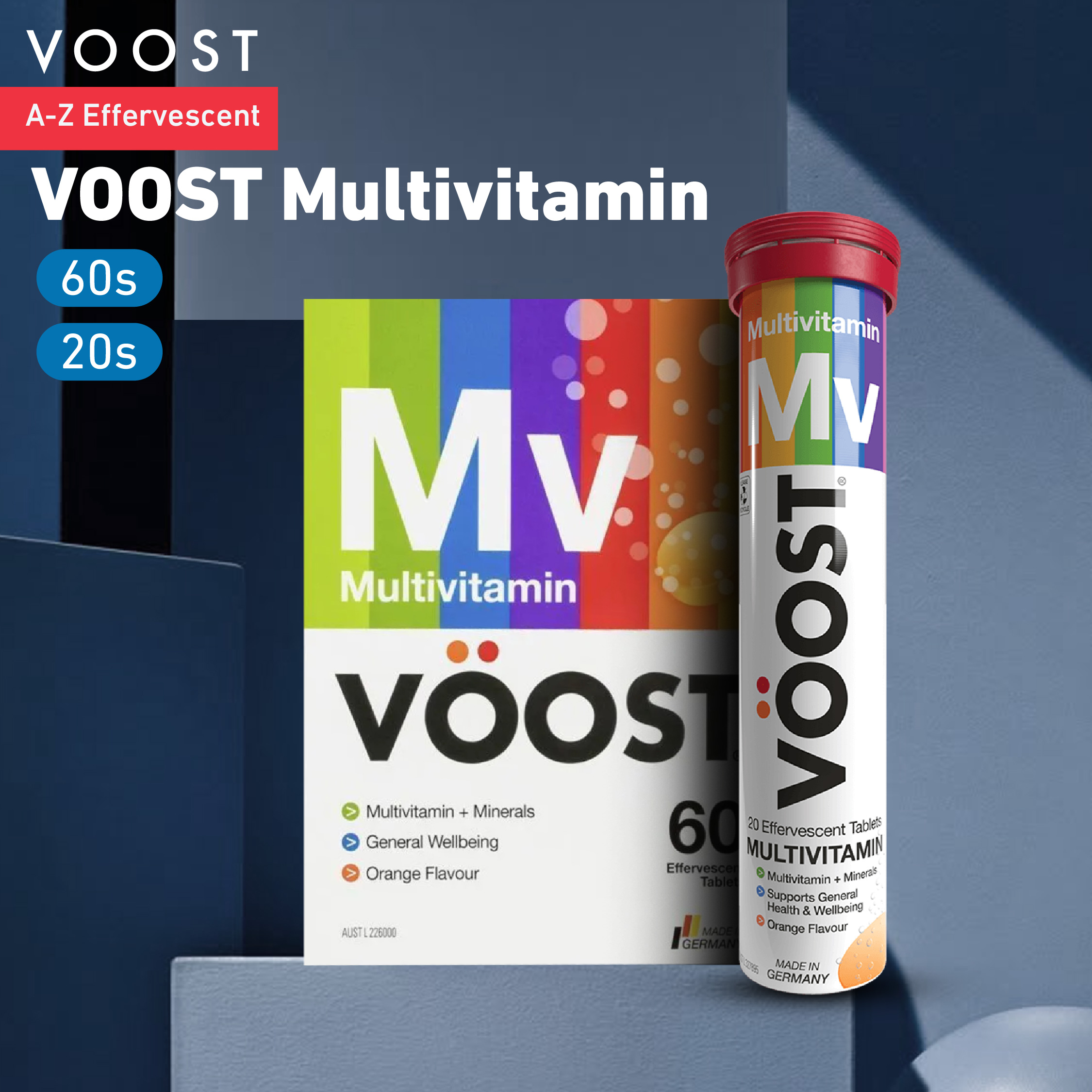 [Local Delivery] VOOST Multivitamin Effervescent Vitamin Supplement ...