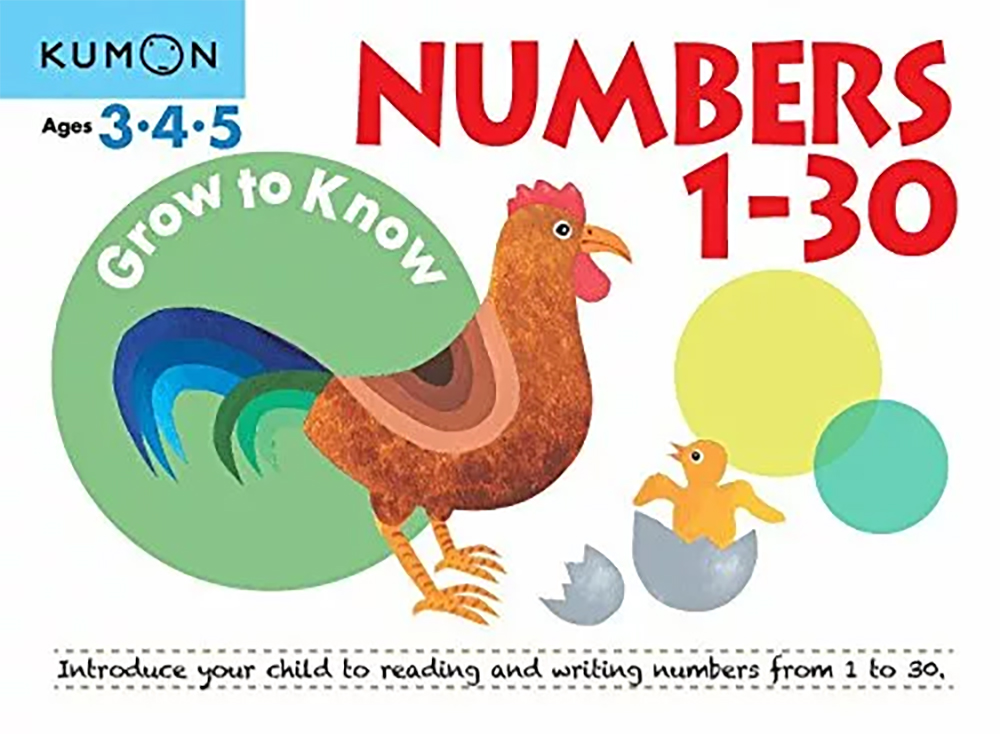 Kumon Grow to Know (Numbers 1-30/ Tracing/ Mazes) | Shopee Singapore