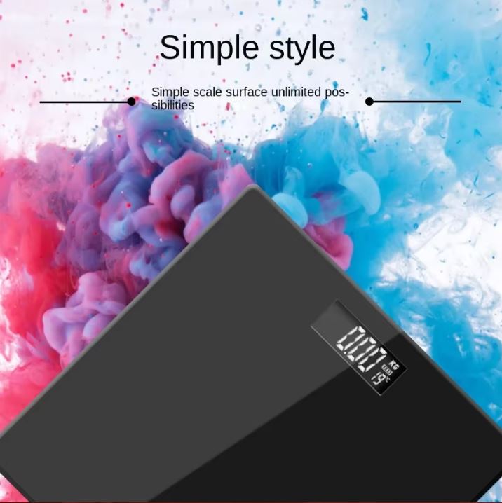 New Smart Weight Scale Household Square Simple Electronic Weight Scale ...
