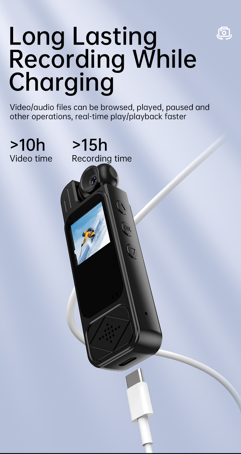 HD 1080P Mini Camera Portable Digital Video Recorder Worn Police Small ...
