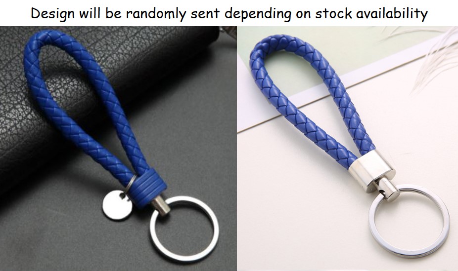 [SG READY STOCK] Braided Rope Keychain Metal Key Ring Key Holder Key ...