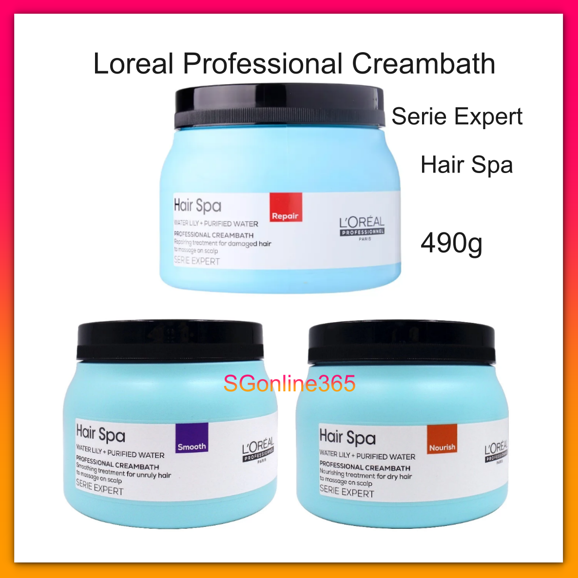 Loreal Professional Creambath Serie Expert Hair Spa Hair Care Hair ...