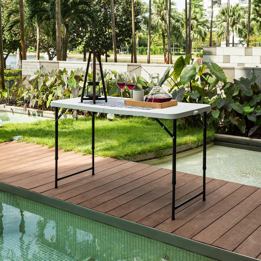 Shopee x HOUZE 5PCS HDPE Folding Table & Stool Brand Box SGD71 (Worth ...