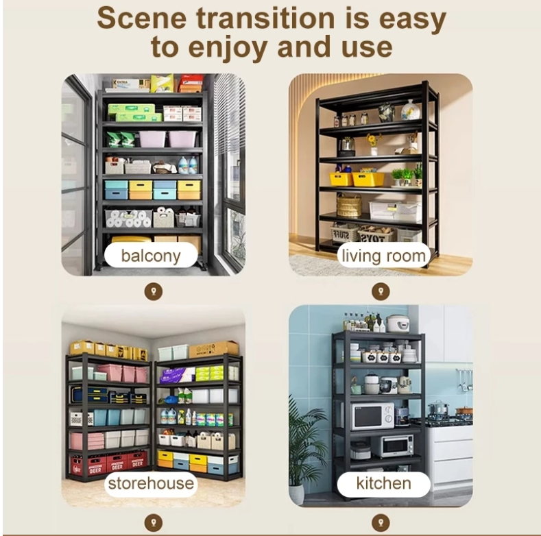 [SG Seller]Heavy Duty Rack 4 Tiers Boltless Metal Storage Rack ...