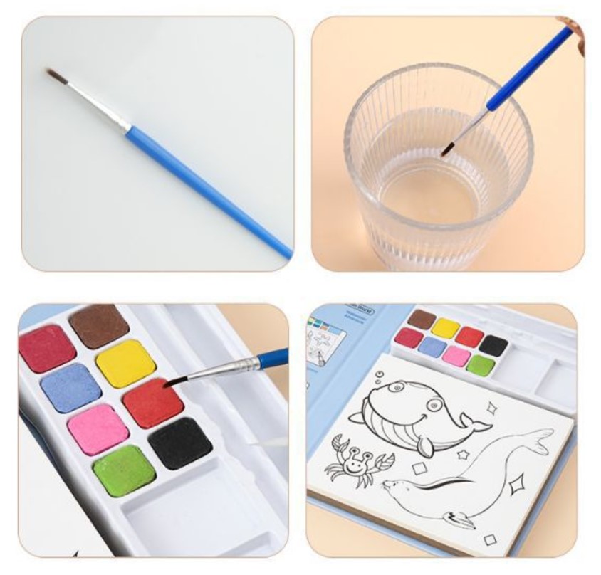 Water Coloring Book Paint Set For Kids Water Painting Books For ...