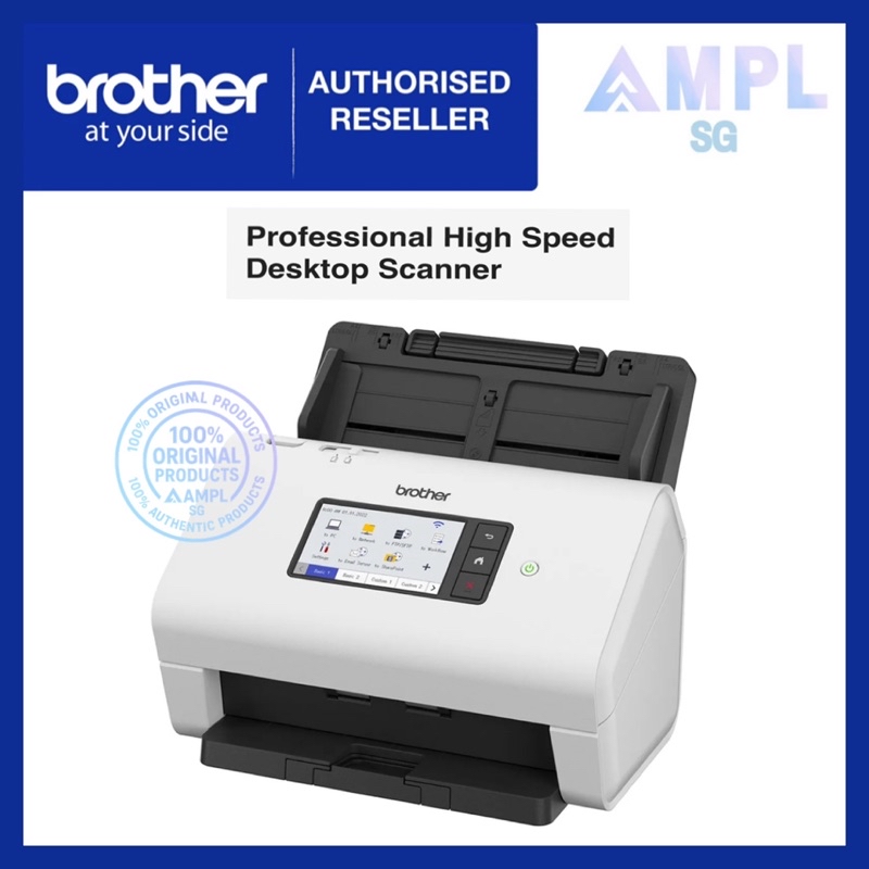 Brother ADS-4900W Professional Desktop Document Scanner | Shopee Singapore