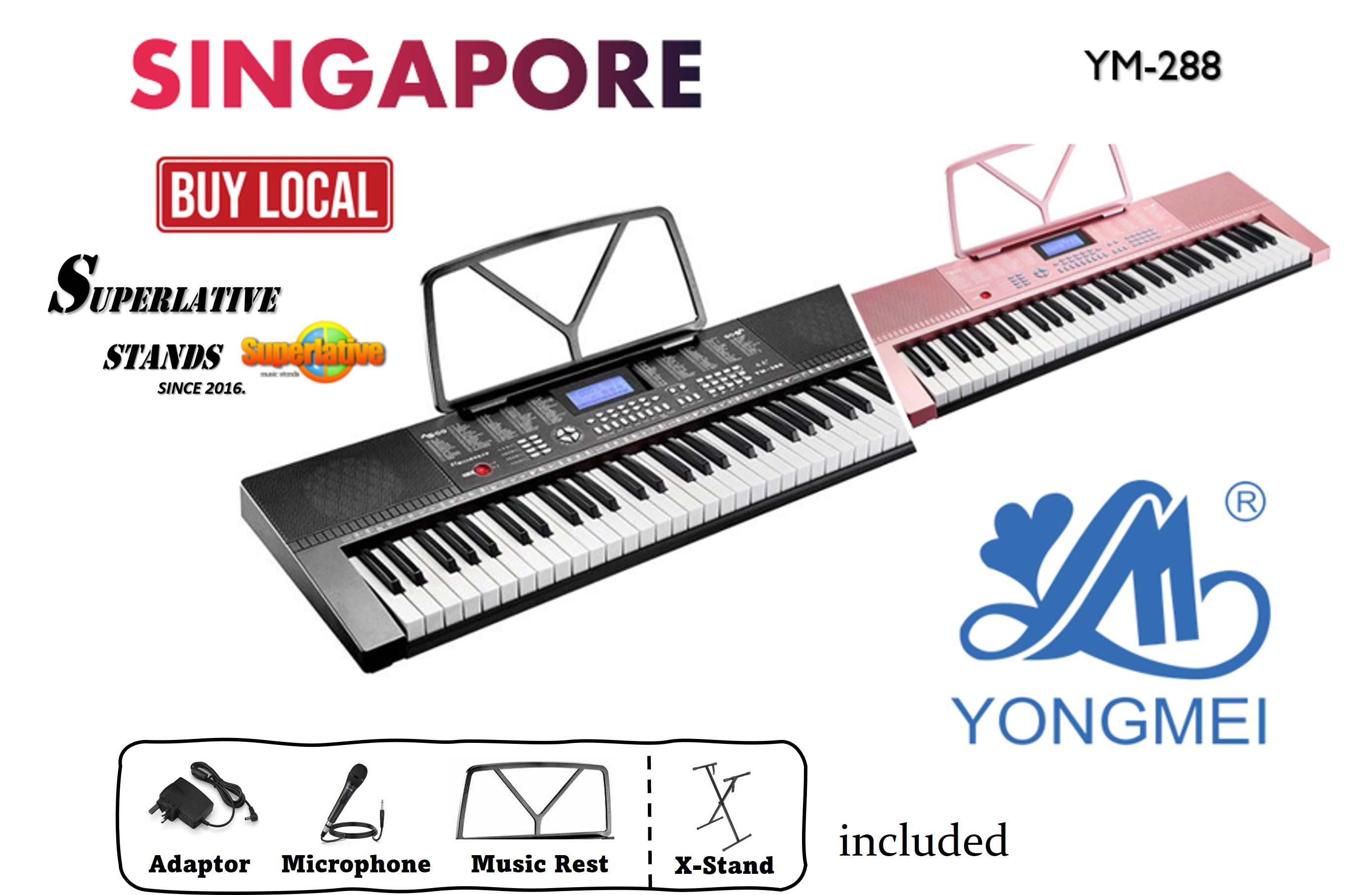 🔥BEST PRICED🔥 ADULT MUSIC ELECTRIC KEYBOARD 61 KEYS DIGITAL PIANO ...