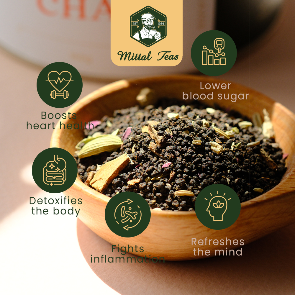 Mittal Tea, Finest Tea | Signature Masala Chai Tea | Loose Leaf 150g ...