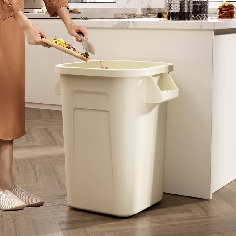25L Large Capacity Dustbin Rubish Trash Bin with Cover Cloth Storage ...