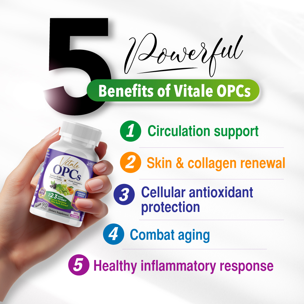 LABO NUTRITION Vitale OPCs Dietary Supplement Softgel 90s | Shopee ...